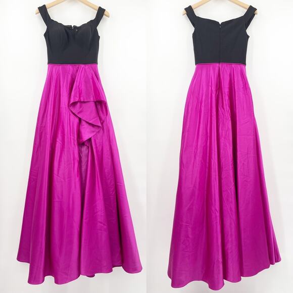 DJ-JAZ NWT Prom Dress SZ 1 (Extra Small) High Slit Off the Shoulder Formal NWT - Picture 2 of 16